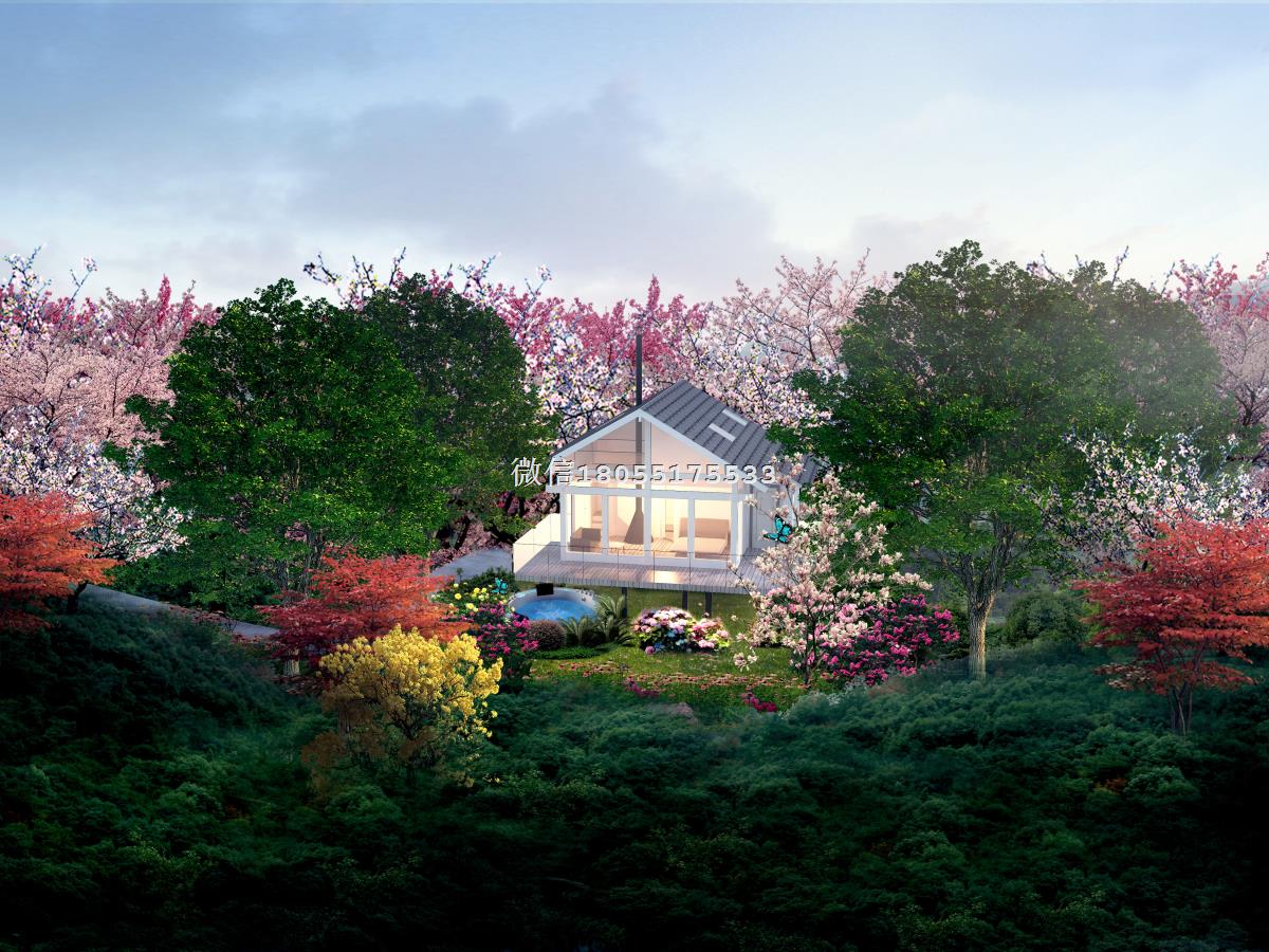 室外建筑3d效果图作品案例十